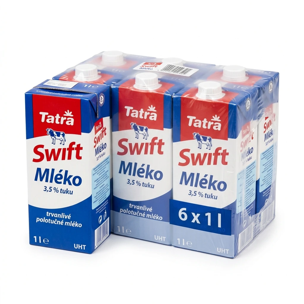 Tatra Swift Mléko 3,5 % trvanlivé 6 x 1 l