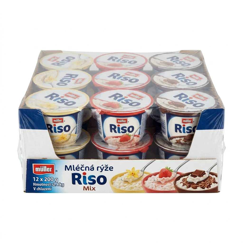 müller Riso Mléčná rýže Mix V chlaz. 12 x 200 g