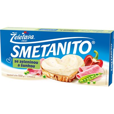 Želetava Smetanito zelenina/šunka sýr tavený chlaz. 150 g
