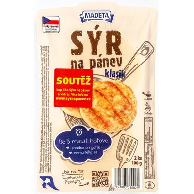 MADETA Sýr na pánev klasik chlaz. 100 g