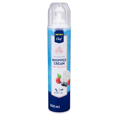 METRO Chef Šlehačka slazená ve spreji 35% živoč. chlaz. 500 ml