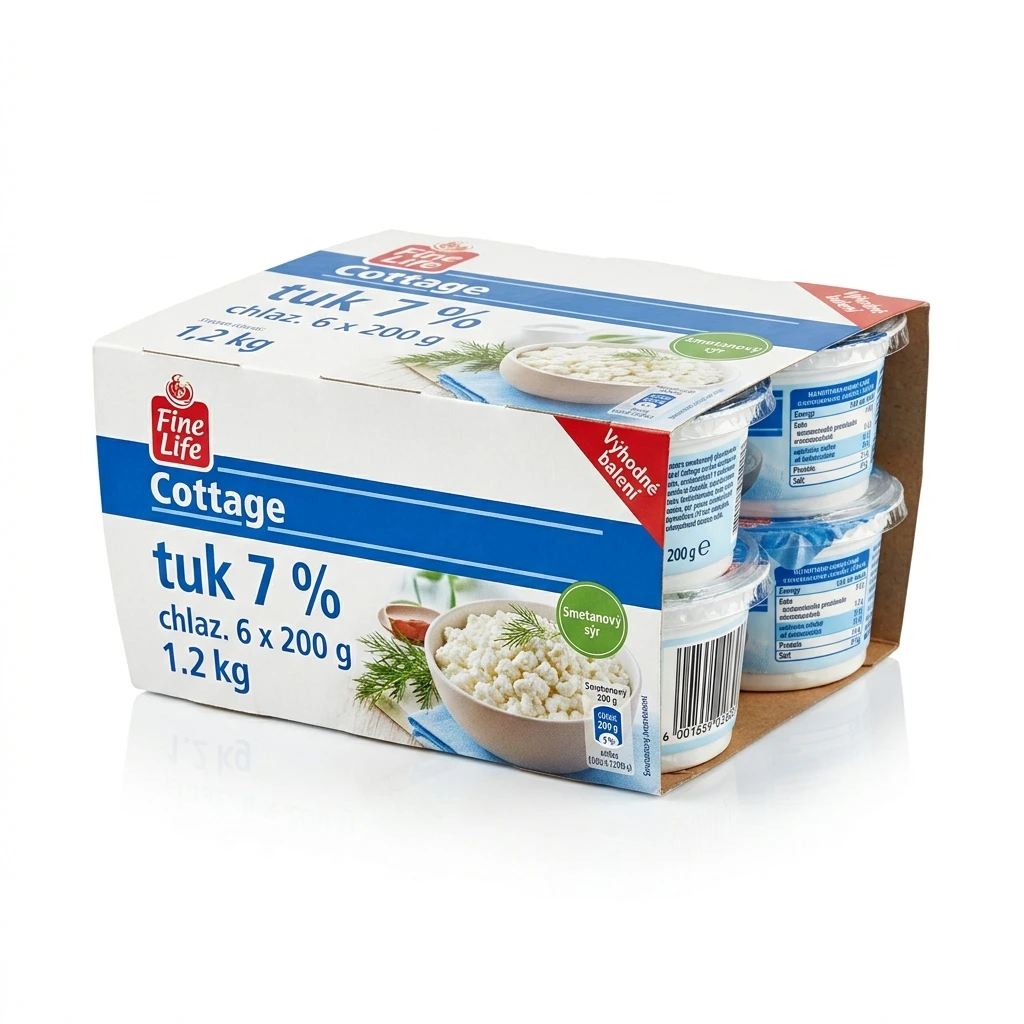 Fine Life Cottage tuk 7 % chlaz. 6 x 200 g