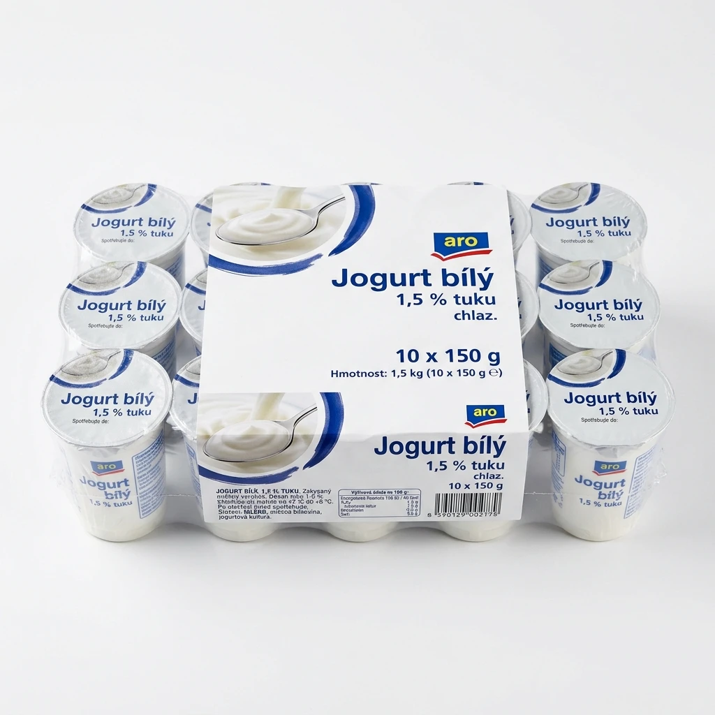 aro Jogurt bílý 1,5 % tuku chlaz. 10 x 150 g