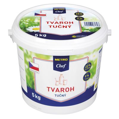 METRO Chef Tvaroh tučný 22 % chlaz. 5 kg