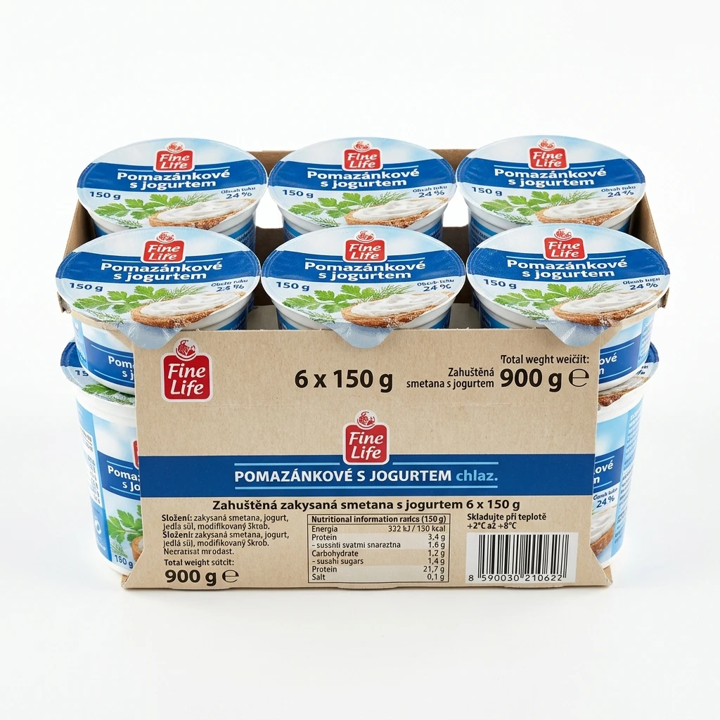 Fine Life Pomazánkové s jogurtem chlaz. 6 x 150 g