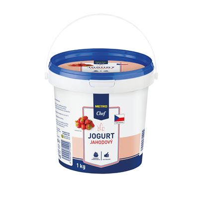 METRO Chef Jogurt jahoda 2,9 % tuku chlaz. 1 kg