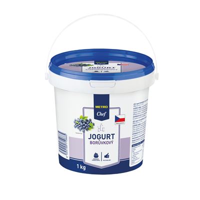 METRO Chef Jogurt borůvka 2,9 % tuku chlaz. 1 kg