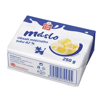 Fine Life Máslo 82 % chlaz. 250 g