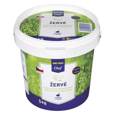 METRO Chef Žervé čerstvý termizovaný sýr 16 % chlaz. 5 kg