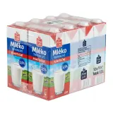 Fine Life Mléko trvanlivé plnotučné 3,5 % 12 x 1 l