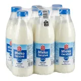 Fine Life Mléko čerstvé polotučné 1,5 % 6 x 1 l PET
