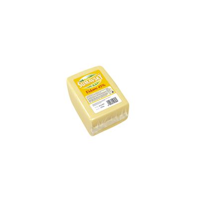 ŠUMAVSKÝ eidam 45% sýr chlaz. váž. cca 1 kg