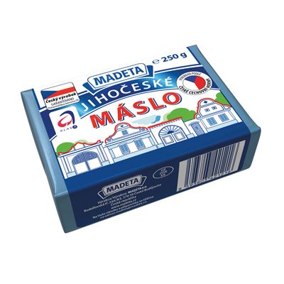 MADETA Jihočeské máslo 82 % chlaz. 40 x 250 g