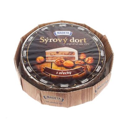 MADETA Sýrový dort s vlašskými ořechy chlaz. cca 1,4 kg