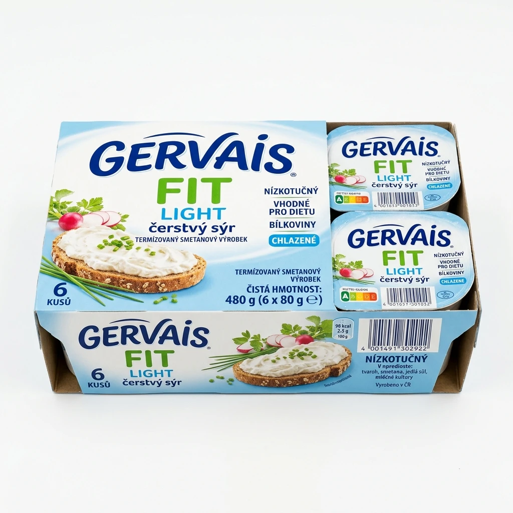 GERVAIS Fit Light sýr chlaz. 6 x 80 g