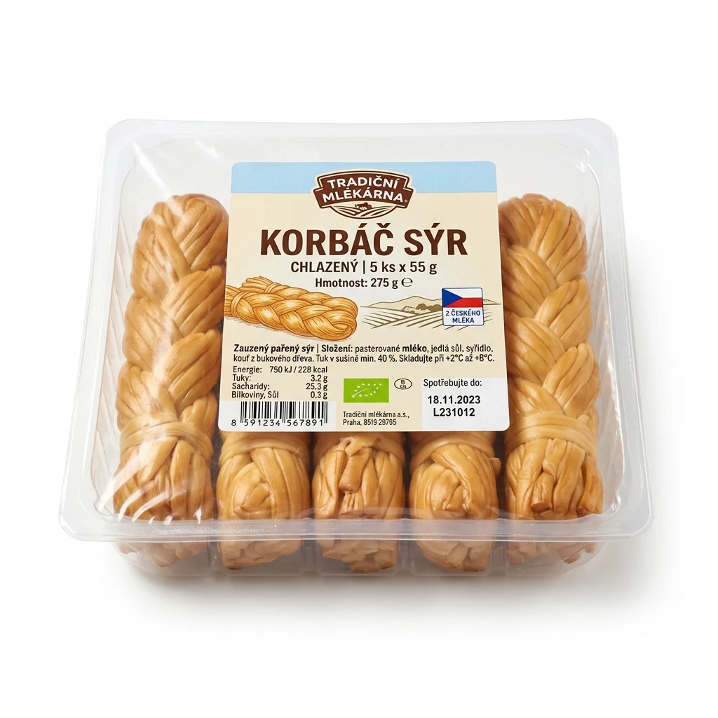Korbáč sýr chlaz. 5 x 55 g