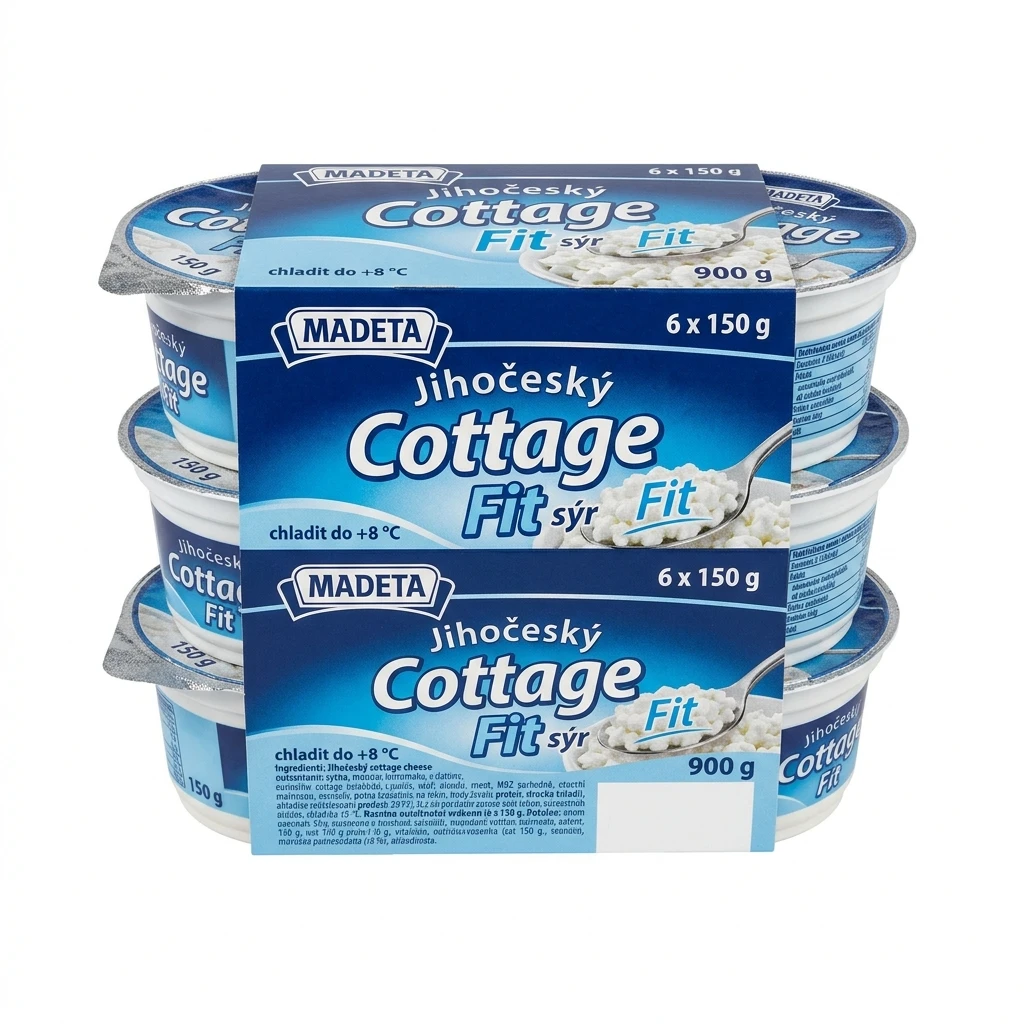 MADETA Jihočeský Cottage Fit sýr chlaz. 6 x 150 g