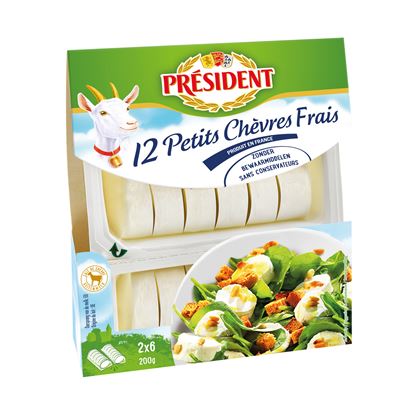 PRÉSIDENT Petits Chévres Doux sýr zrající chlaz. 200 g
