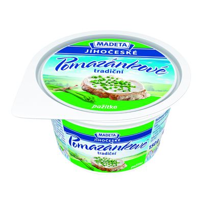 MADETA Jihočeské Tradiční pomazánkové s pažitkou chlaz. 6 x 150 g