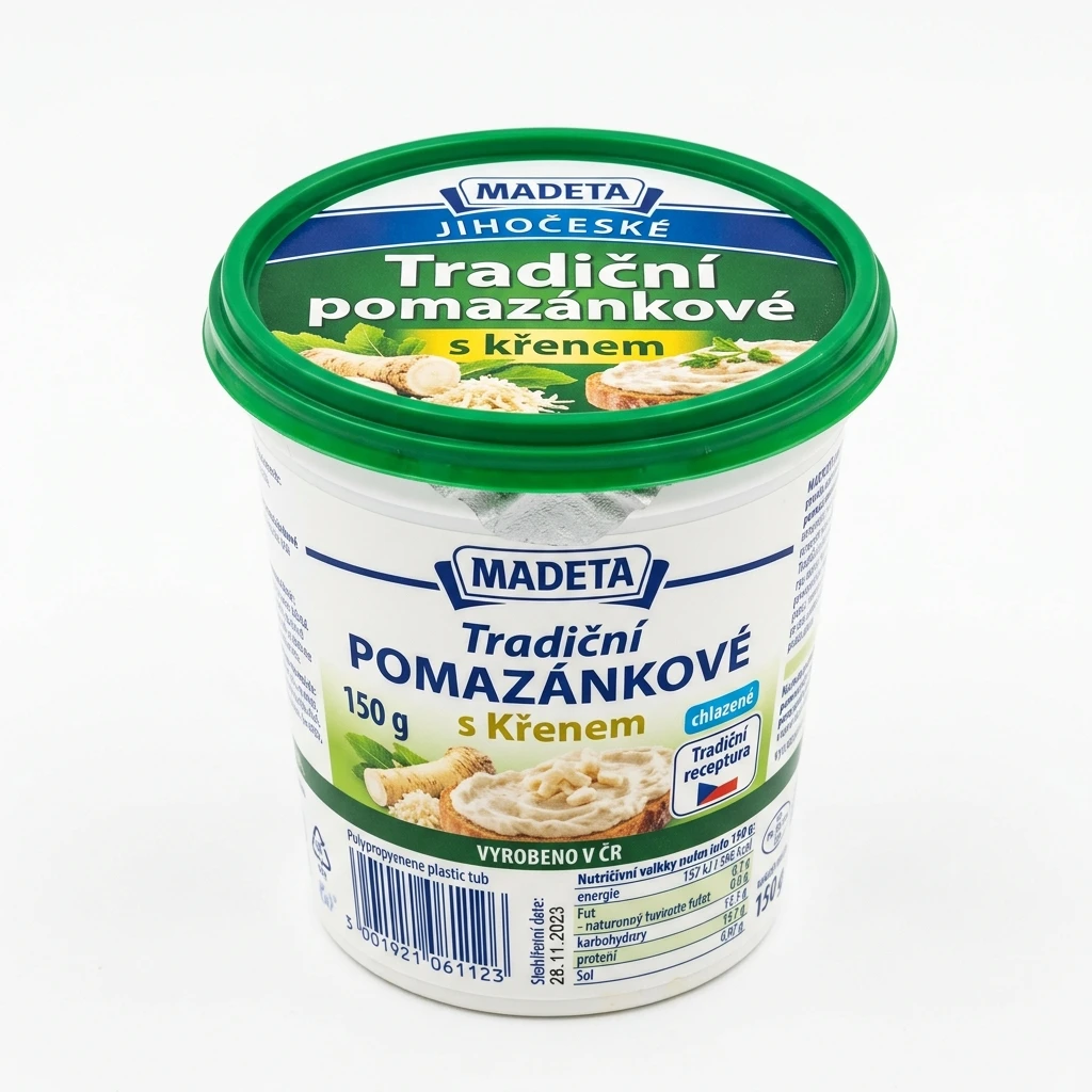 MADETA Jihočeské Tradiční pomazánkové s křenem chlaz. 6 x 150 g