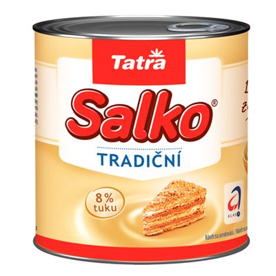 Tatra Salko mléko zahuštěné slazené 8% chlaz. 1 kg