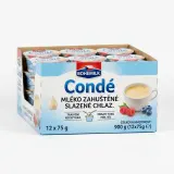 BOHEMILK Condé Mléko zahuštěné slazené chlaz. 12 x 75 g