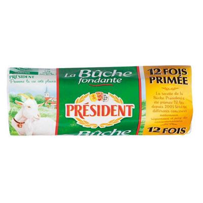 PRÉSIDENT La Buche de Chevre fondante sýr kozí chlaz. 180 g