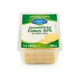 JAROMĚŘICKÁ MLÉKÁRNA Jaroměřický Eidam 30% sýr plátky chlaz. 5 x 100 g