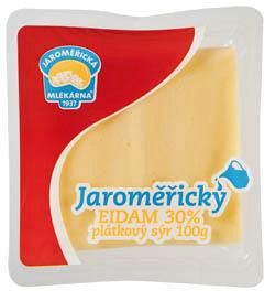 JAROMĚŘICKÁ MLÉKÁRNA Jaroměřický Eidam 45% sýr plátky chlaz. 5 x 100 g