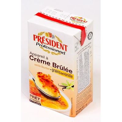 PRÉSIDENT Professionnel Créme Brulée chlaz. 1 l UHT