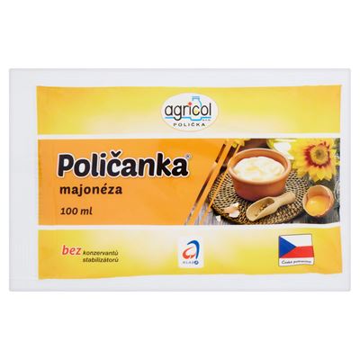 agricol Poličanka majonéza chlaz. 20 x 100 ml