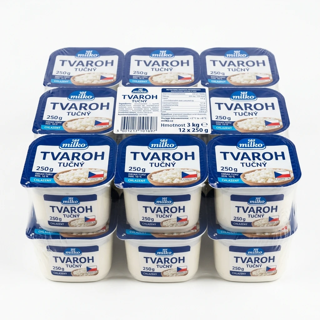 milko Tvaroh tučný chlaz. 12 x 250 g