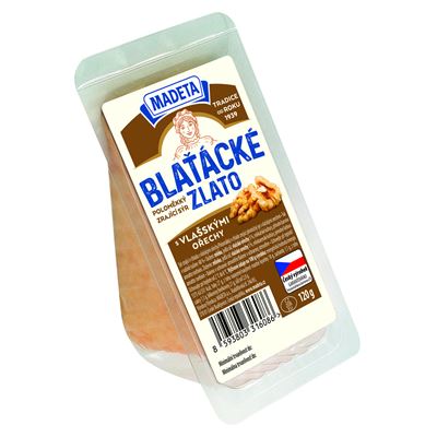 MADETA Blaťácké zlato sýr s vlašskými ořechy chlaz. 120 g