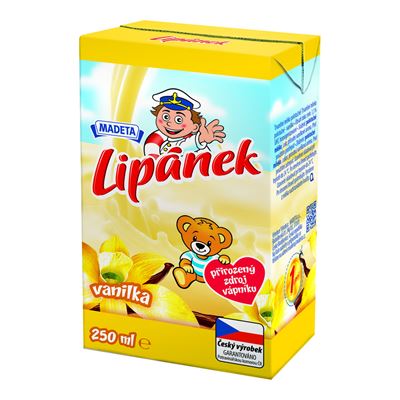 MADETA Lipánek Mléko vanilkové 250 ml UHT