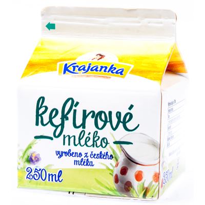 Krajanka Mléko kefírové natur chlaz. 250 ml