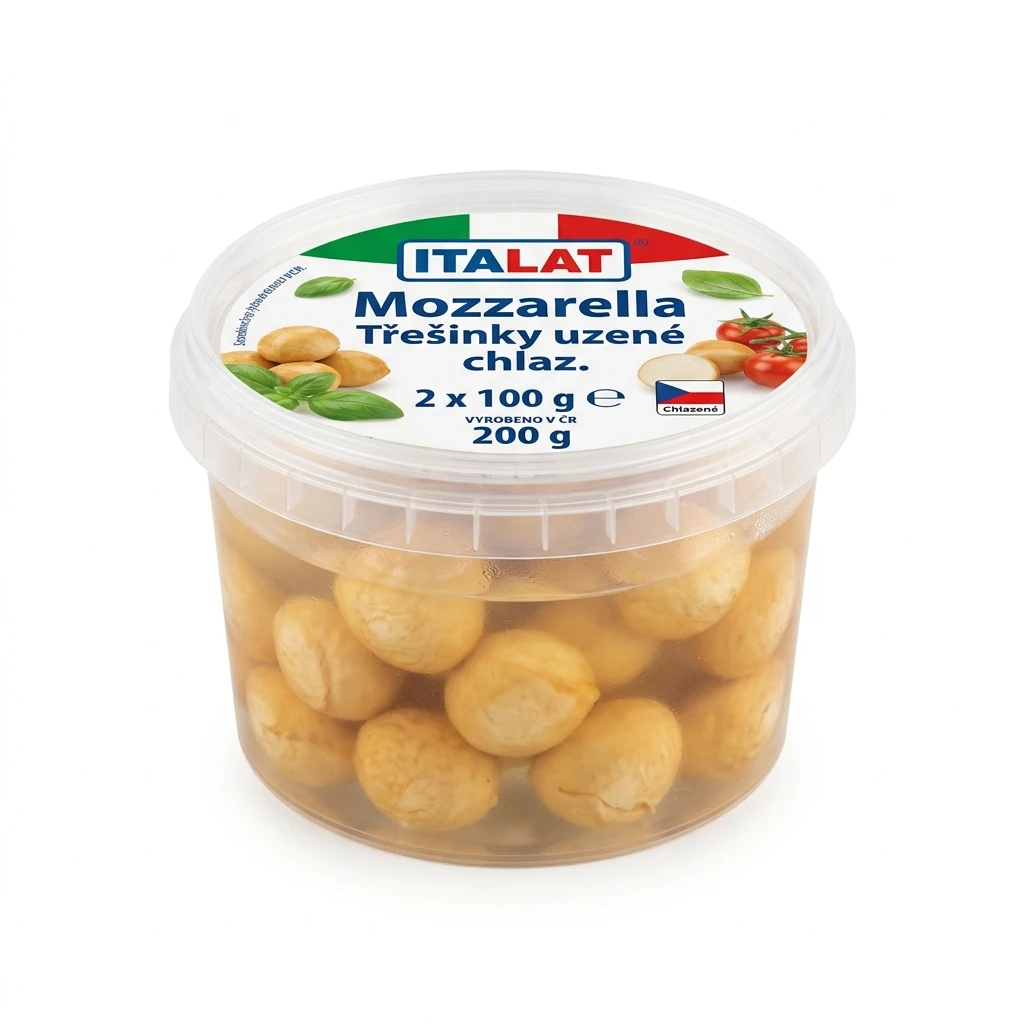 ITALAT Mozzarella Třešinky uzené chlaz. 2 x 100 g