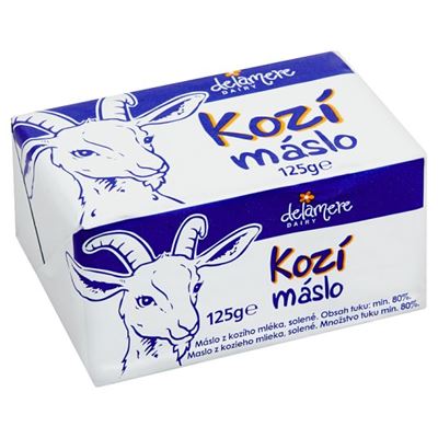 A7B Máslo kozí solené chlaz. 125 g