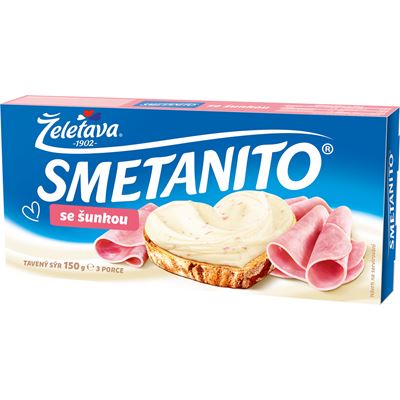 Želetava Smetanito šunka sýr tavený chlaz. 150 g