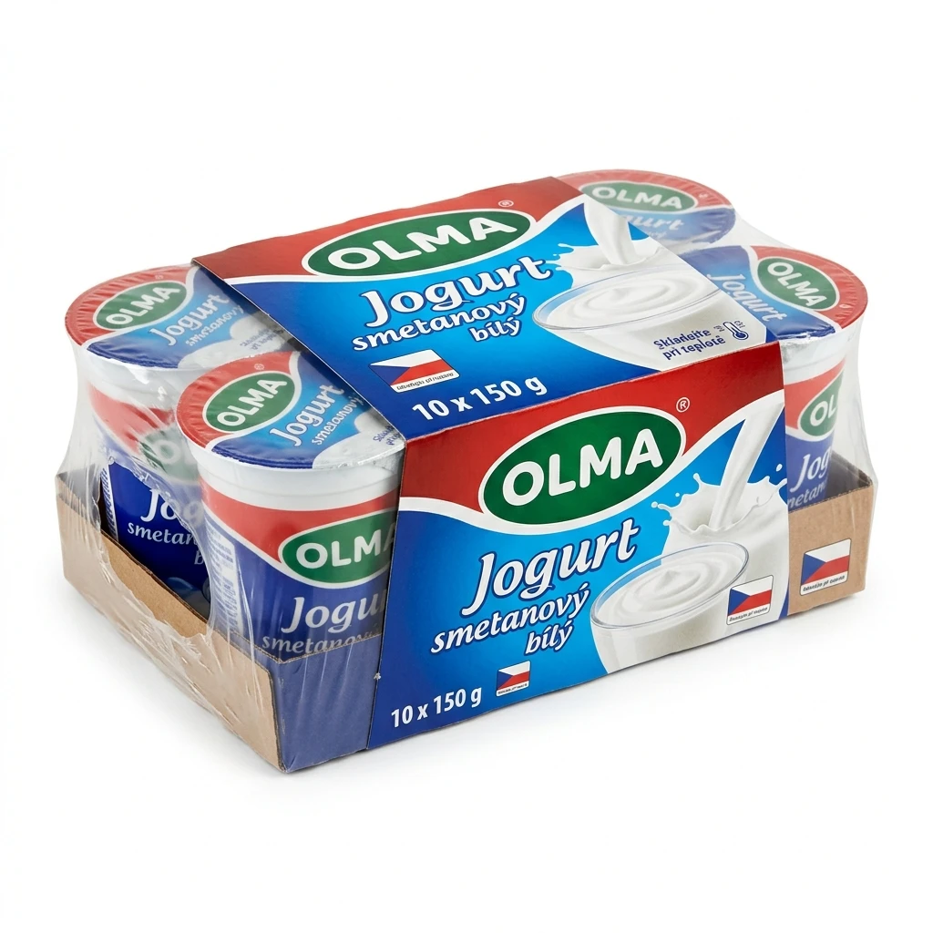 OLMA Jogurt smetanový bílý chlaz. 10 x 150 g