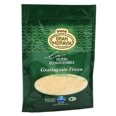 GRAN MORAVIA Extra tvrdý sýr strouhaný chlaz. 100 g