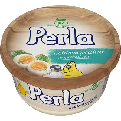 Perla Máslová příchuť se špetkou soli margarín chlaz. 450 g