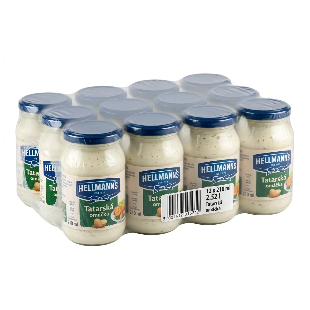 HELLMANN'S Tatarská omáčka 12 x 210 ml