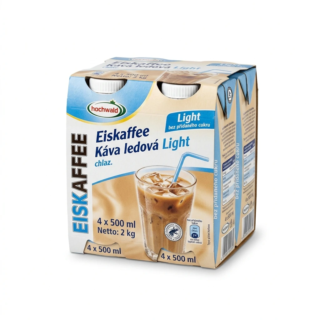hochwald Eiskaffee Káva ledová Light chlaz. 4 x 500 ml