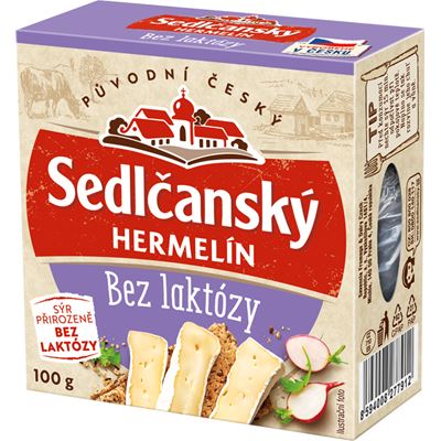 Sedlčanský Hermelín bez laktózy chlaz. 100 g