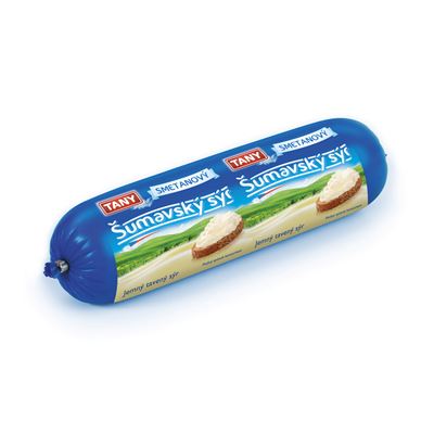 TANY Šumavský tavený sýr smetanový - střívko chlaz. 90 g