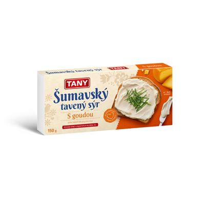 TANY Šumavský tavený sýr s goudou chlaz. 150 g