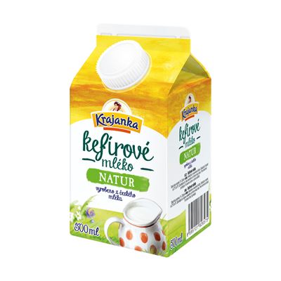 Krajanka Mléko kefírové 1 % chlaz. 500 ml