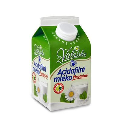 MLÉKÁRNA VALAŠSKÉ MEZIŘÍČÍ Mléko acidofilní 3,6 % chlaz. 500 g