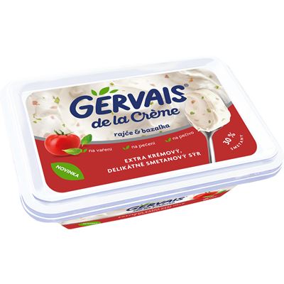 GERVAIS De La Creme rajče bazalka chlaz. 180 g