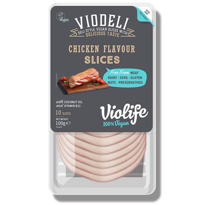 VIOLIFE Viodeli plátky s kuřecí příchutí 100 g